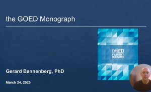 The GOED Voluntary Monograph: A Primer